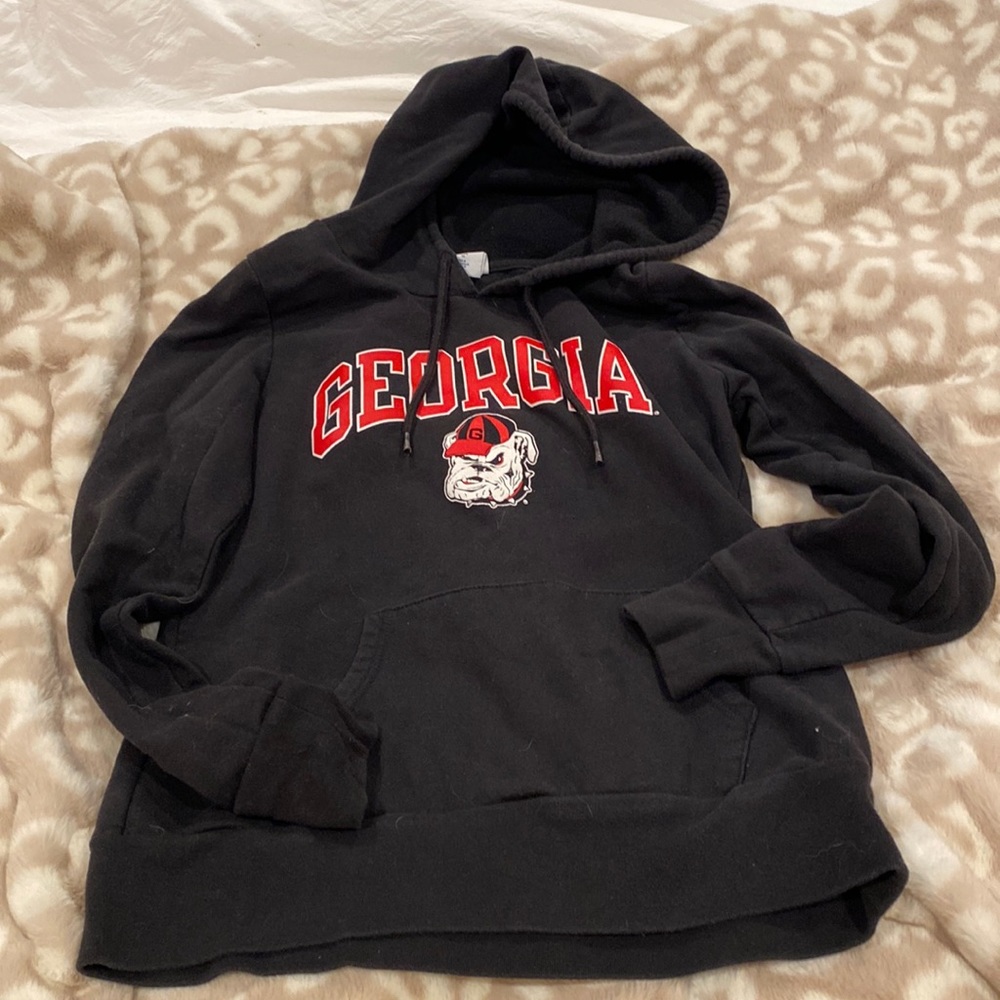 Black Georgia bulldogs champion hoodie size M